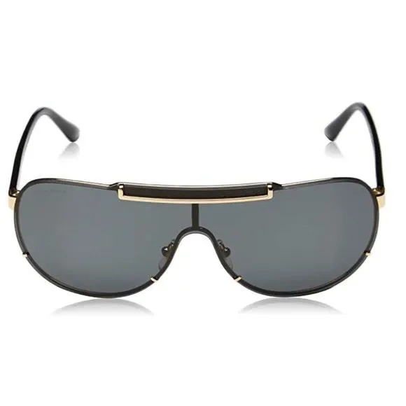 NWT! Versace Sunglasses Black w/ Gold trim SALE!